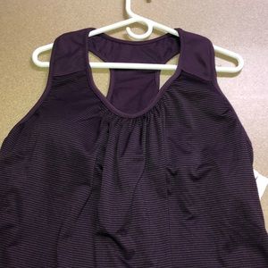 3x MSP by Miraclesuit swimsuit top. Eggplant
